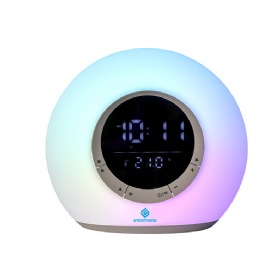 Alarm clock Bluetooth Wireless Speaker with lights